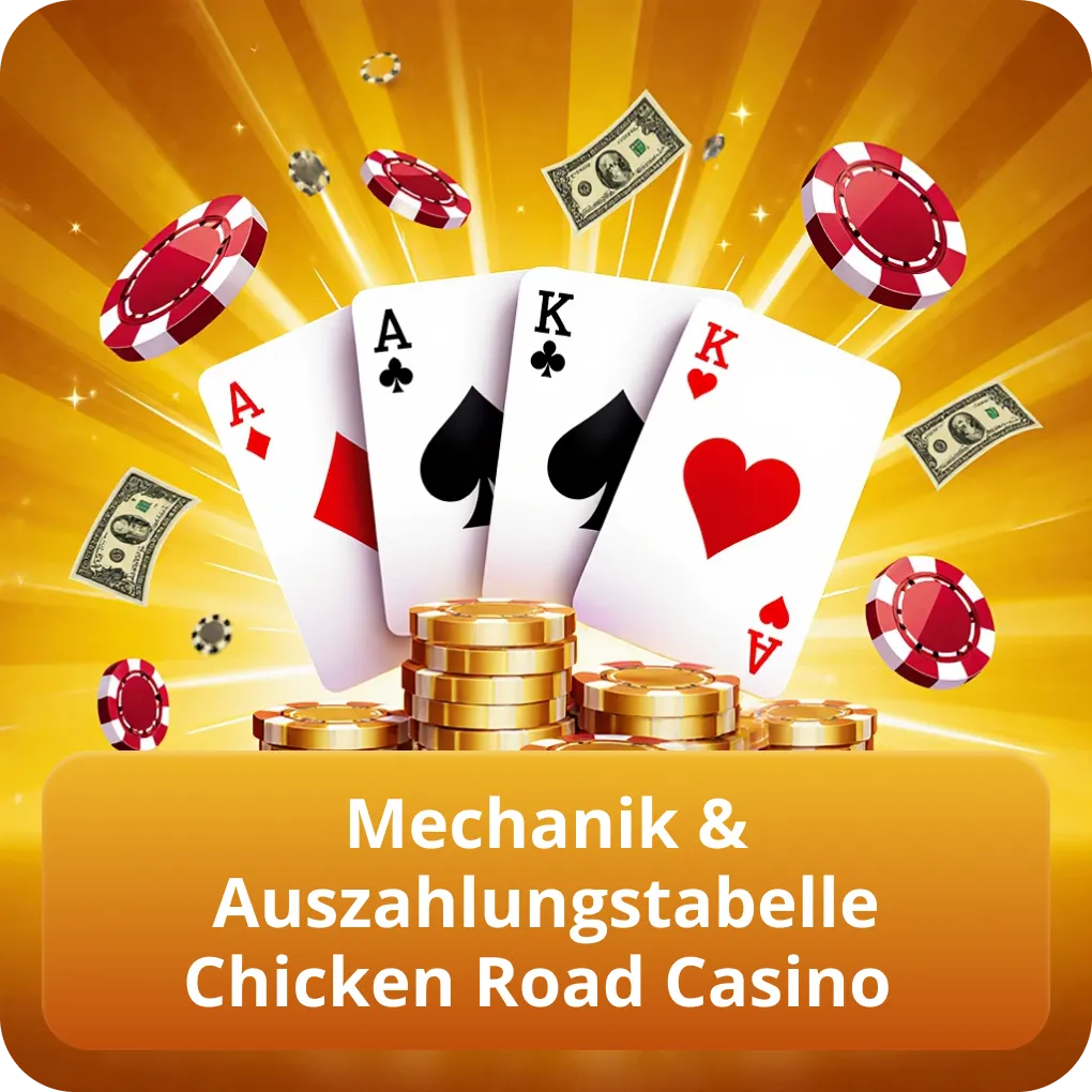 Mechanik & Auszahlungstabelle Chicken Road Casino