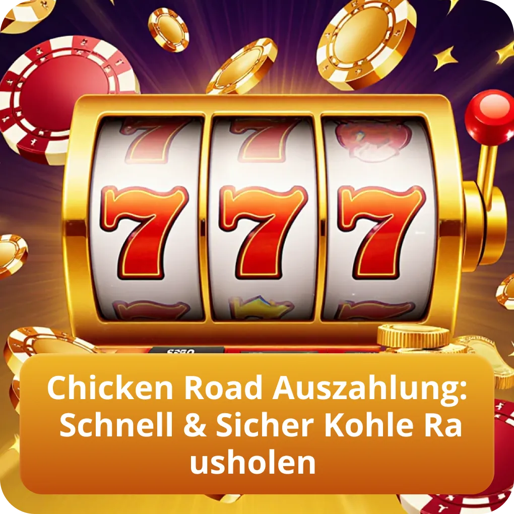 Chicken Road Auszahlung: Schnell & Sicher Kohle Rausholen